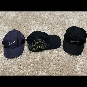 3 Nike dri-fit hats.  No tags. Brand new condition